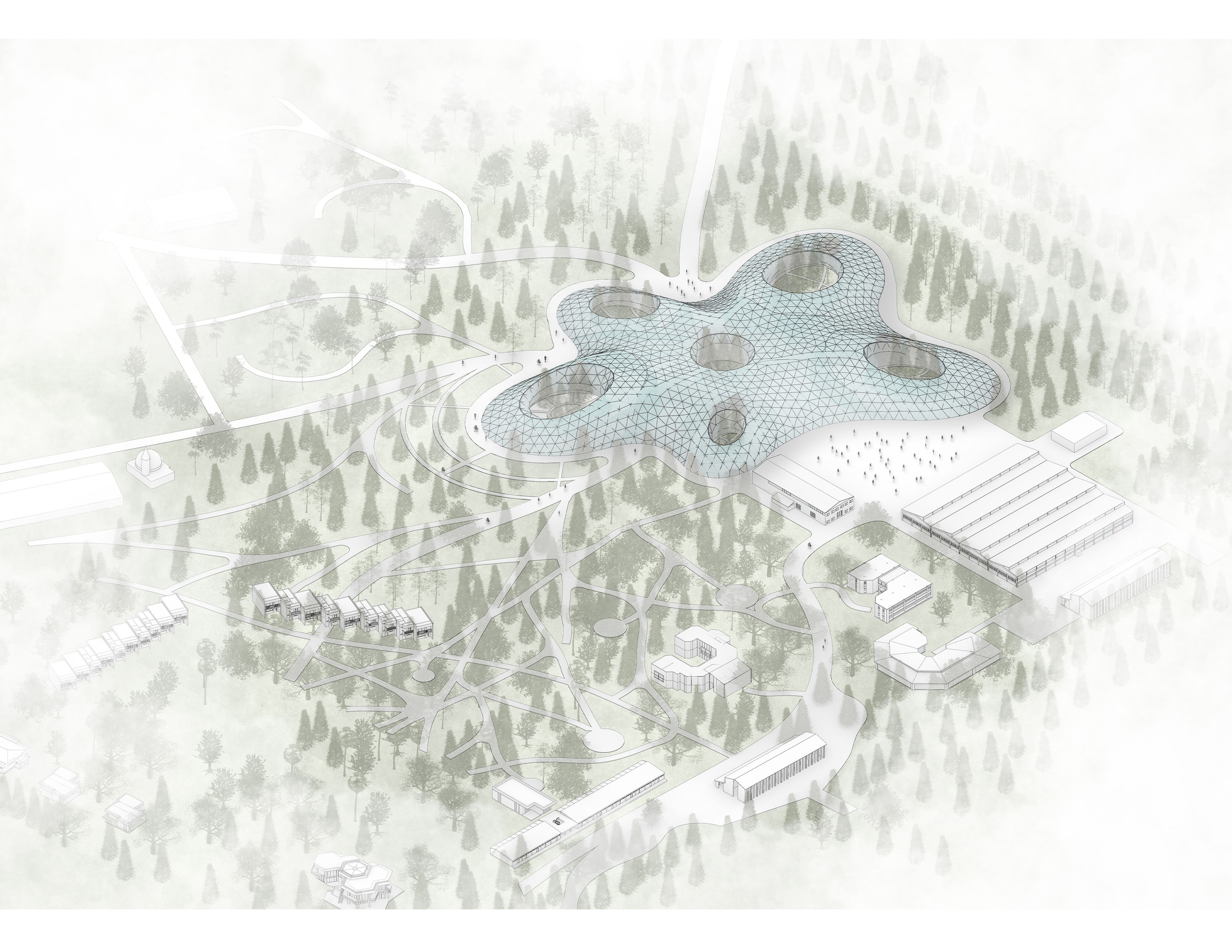 Site axonometric