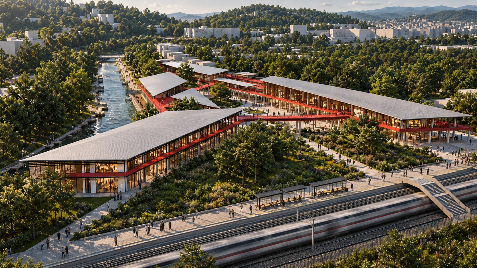 Aerial view of the İzmit Incubator Center